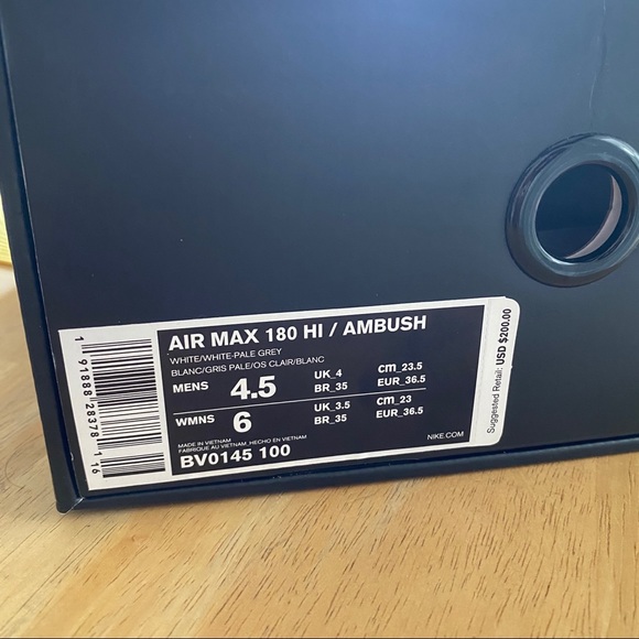 NIKE X AMBUSH AIR MAX 180 HI - Picture 7 of 8